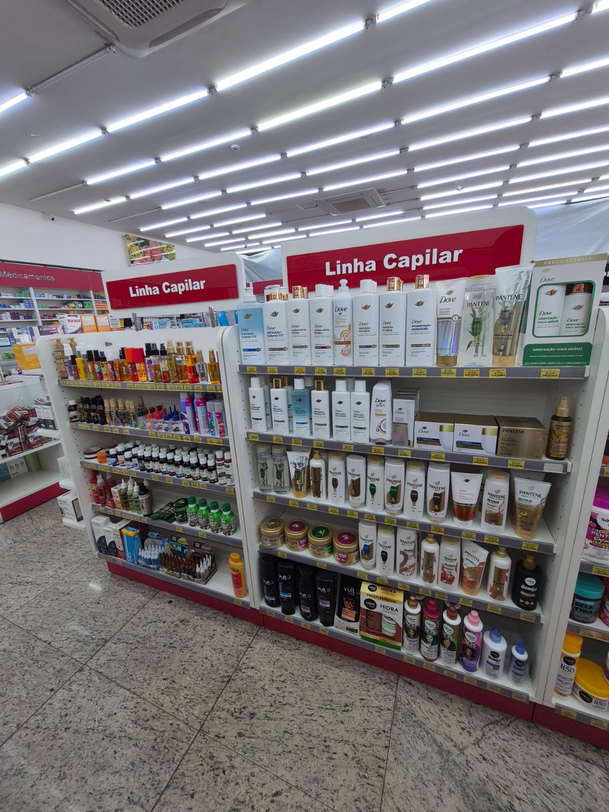 Produtos de linha capilar